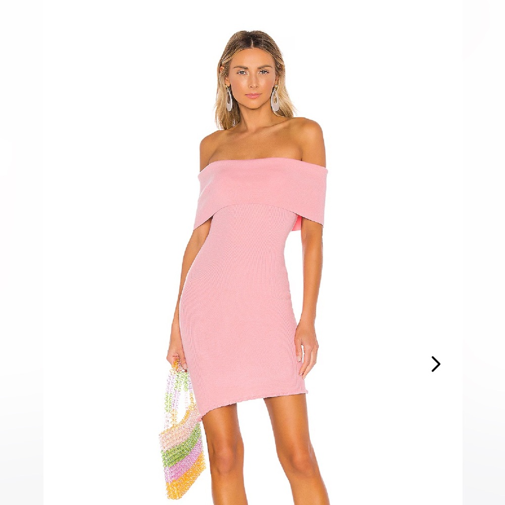Lovers and friends sookie off shoulder pink dress size small - Picture 1 of 7